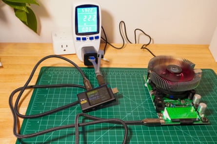 Testing setup for usb-c chargers