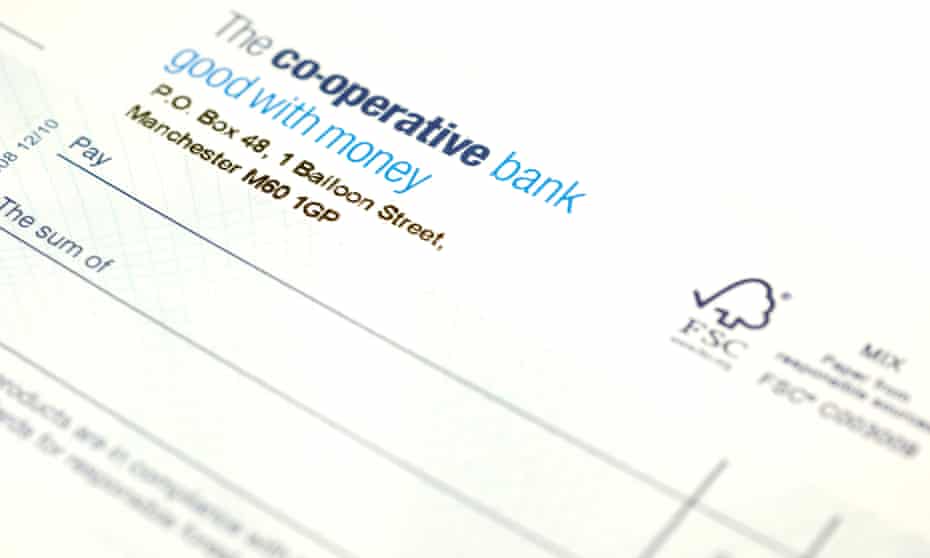 Cheque-mate as Co-op bank takes rap for £35,000 deposit mix-up