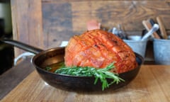 A brined and smoked watermelon on the menu at Ducks Eatery, New York.