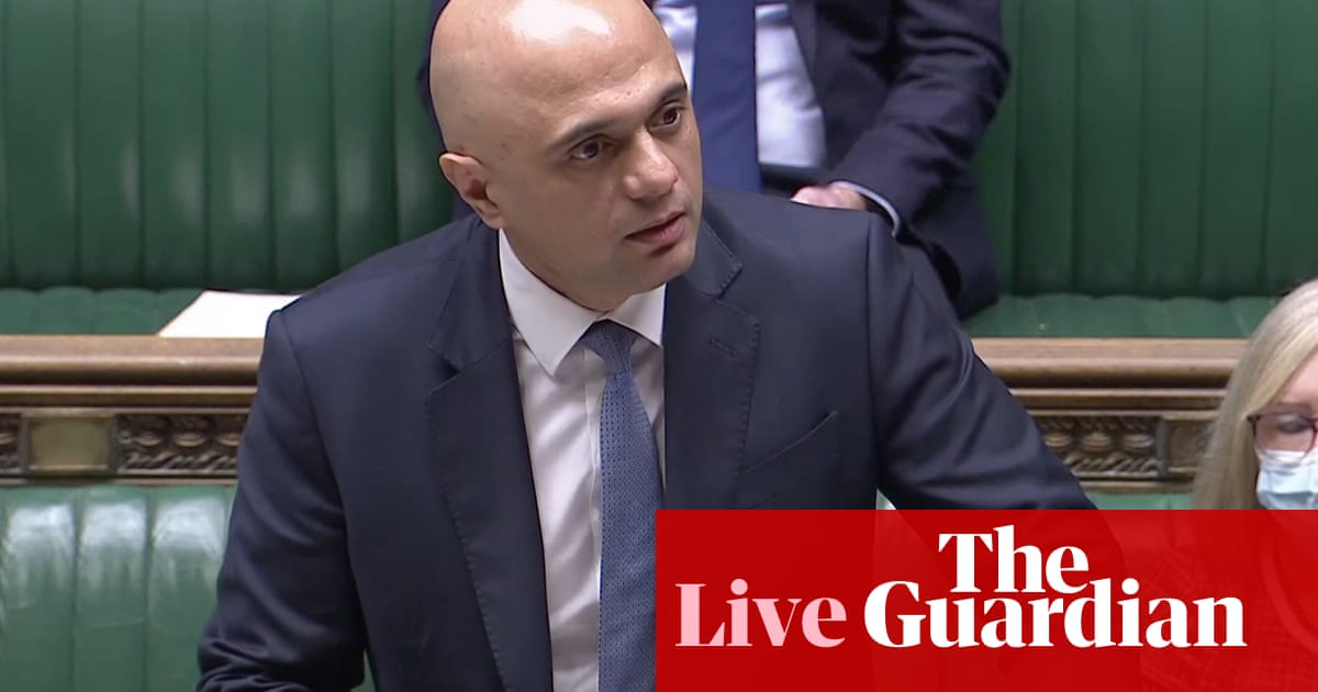 UK coronavirus live: Sajid Javid expected to cut isolation time for Covid cases to five days