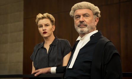 Kate Mulvany and Sam Neill in the Twelve.