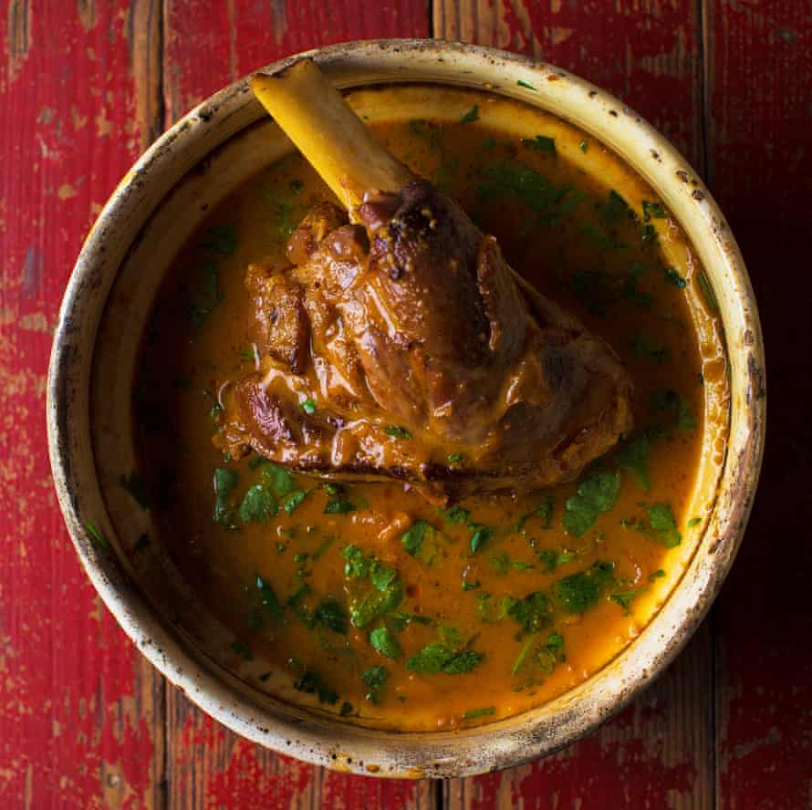 Oven Braised Lamb Shank Rogan josh Vivek Singh
