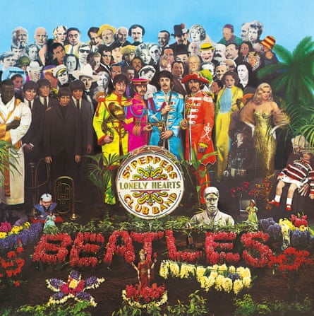 The album cover of Sgt Pepper’s Lonely Hearts Club Band, released in 1967.