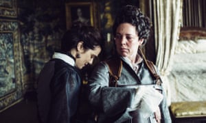 Regal cinema … Rachel Weisz and Olivia Colman in The Favourite.