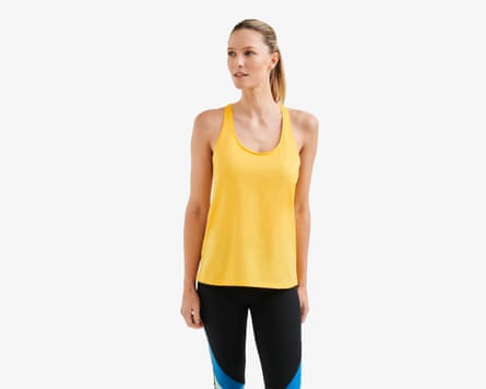 Wellicious organic cotton racer tank.
