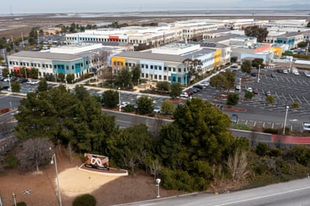 Meta headquarters in Menlo Park, California.