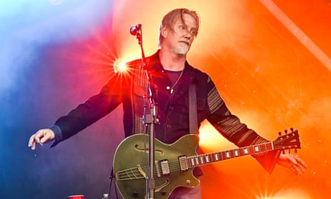 Josh Homme performs at the Boston Calling festival in May.