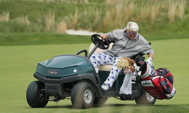 John Daly was allowed to use a buggy during the US PGA Championship. Not everyone was happy.