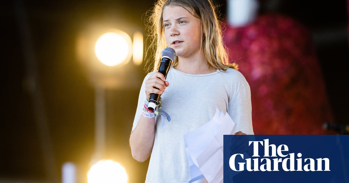 Greta Thunberg makes surprise appearance at Glastonbury festival