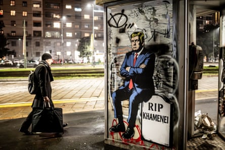 Trump graffiti in Iran