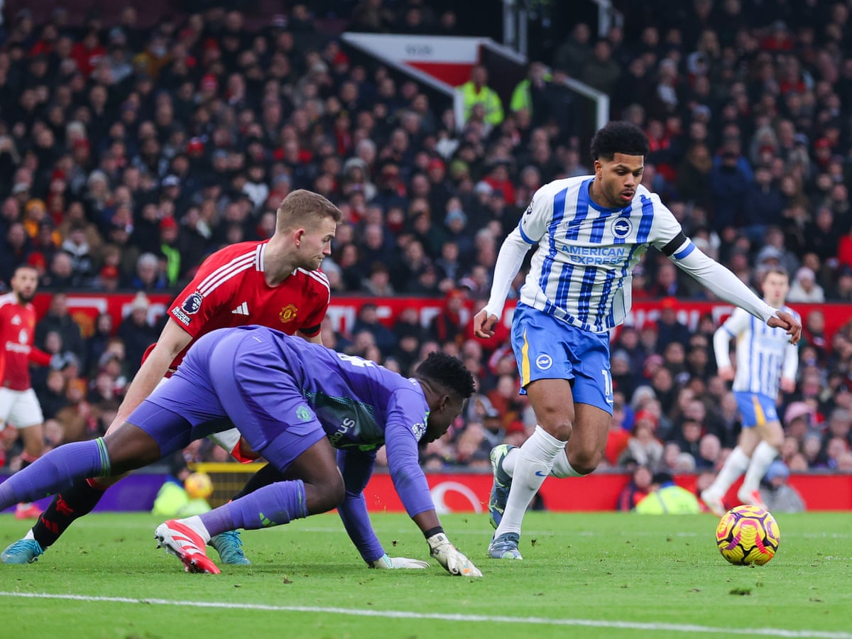 Brighton's brilliance and André Onana's blunder rock sorry Manchester United | Premier League | The Guardian