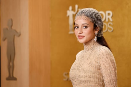 Chase Infiniti at the Actor Awards in Los Angeles.