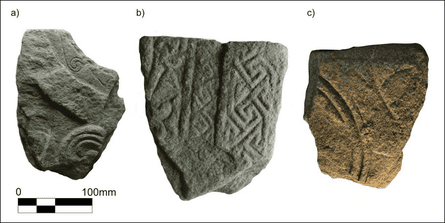 Newly identified early medieval sculpture fragments from Lios Mòr.