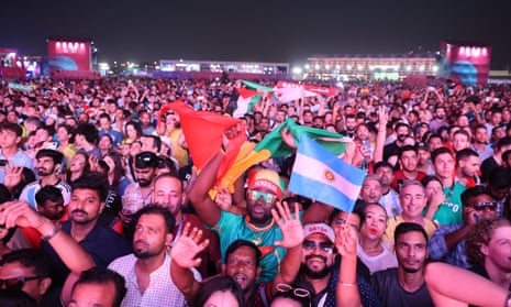 Fans, fun, fireworks: Qatar World Cup 2022 enjoys rare moment of normality  | World Cup | The Guardian