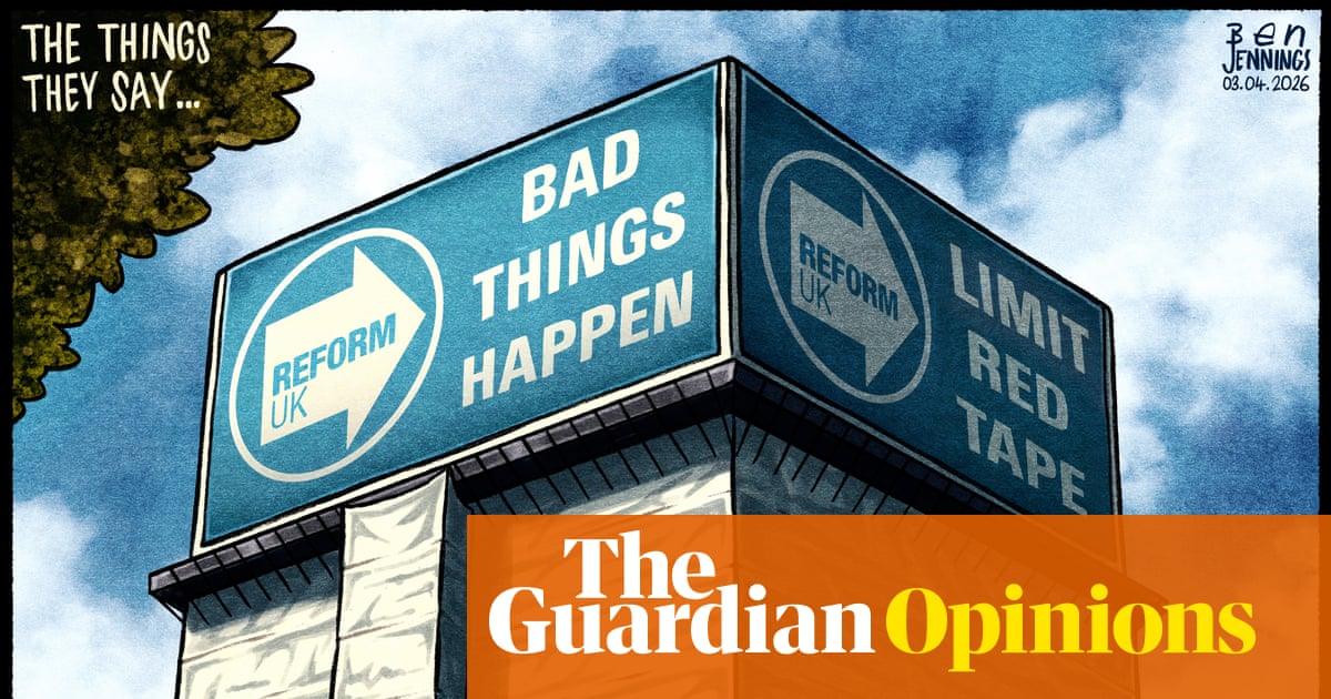 Ben Jennings on the sacking of Reform’s housing spokesperson – cartoon