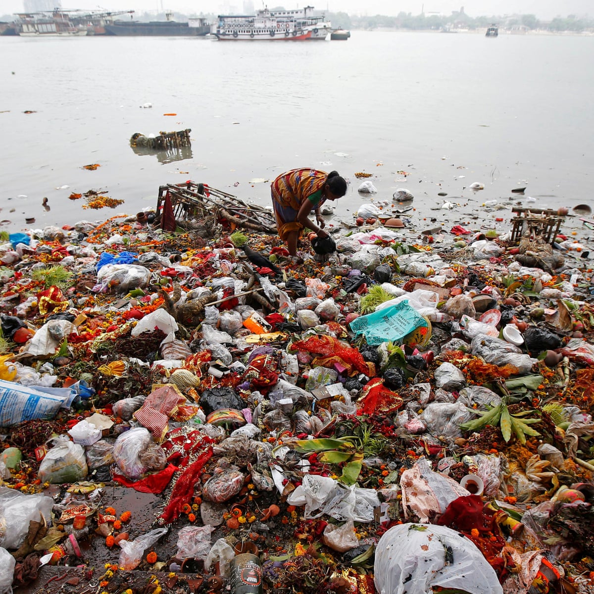 Plastic, poverty and paradox: experts head to the Ganges to track waste |  India | The Guardian