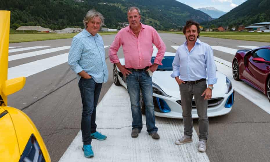 ‘A Statler and two Waldorfs’ … James May, Jeremy Clarkson and Richard Hammond in season three of The Grand Tour.