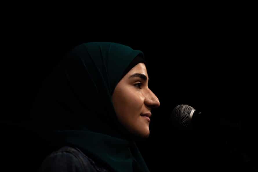 Poet Leila steps up to the mic