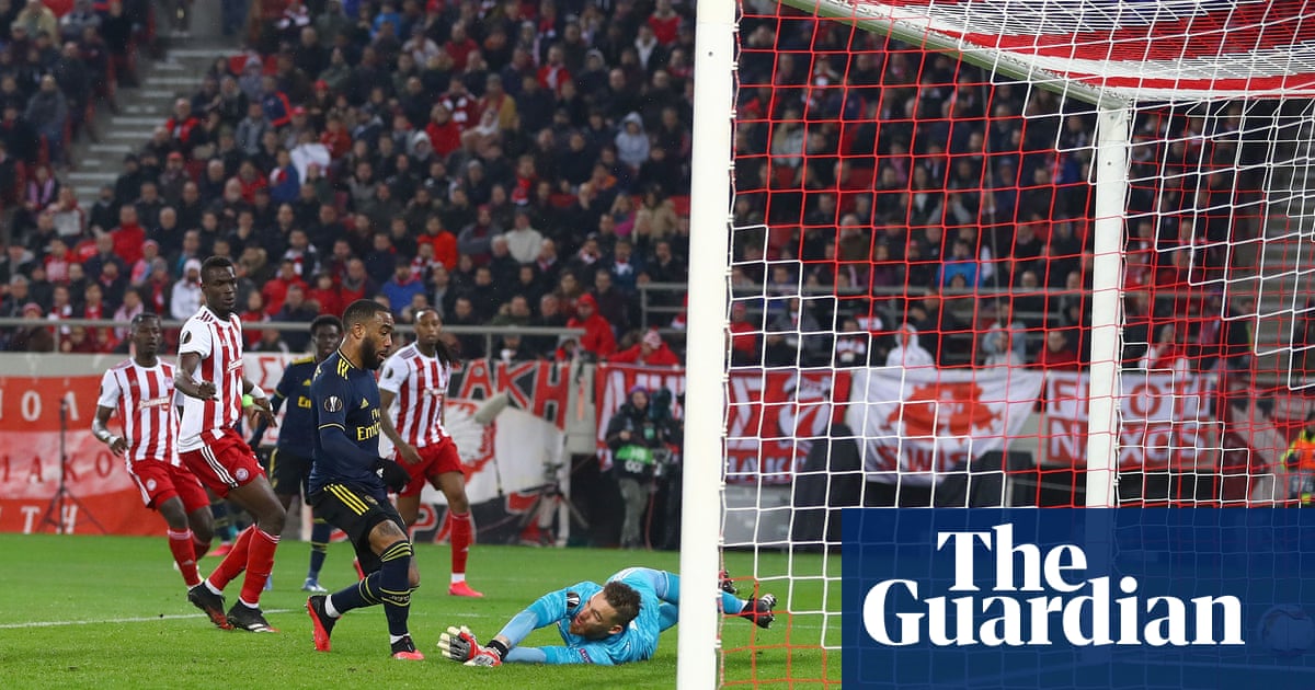 Lacazette silences Olympiakos and snatches victory for Arsenal