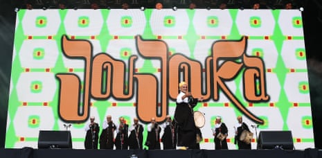 Glastonbury 2023 – follow Friday’s action live! | Glastonbury 2023 20 The Master Musicians of Joujouka perform on the Pyramid Stag