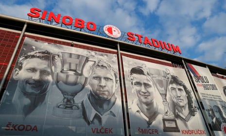 The Sinobo Stadium was the setting for Slavia  Prague’s first leg against Chelsea.