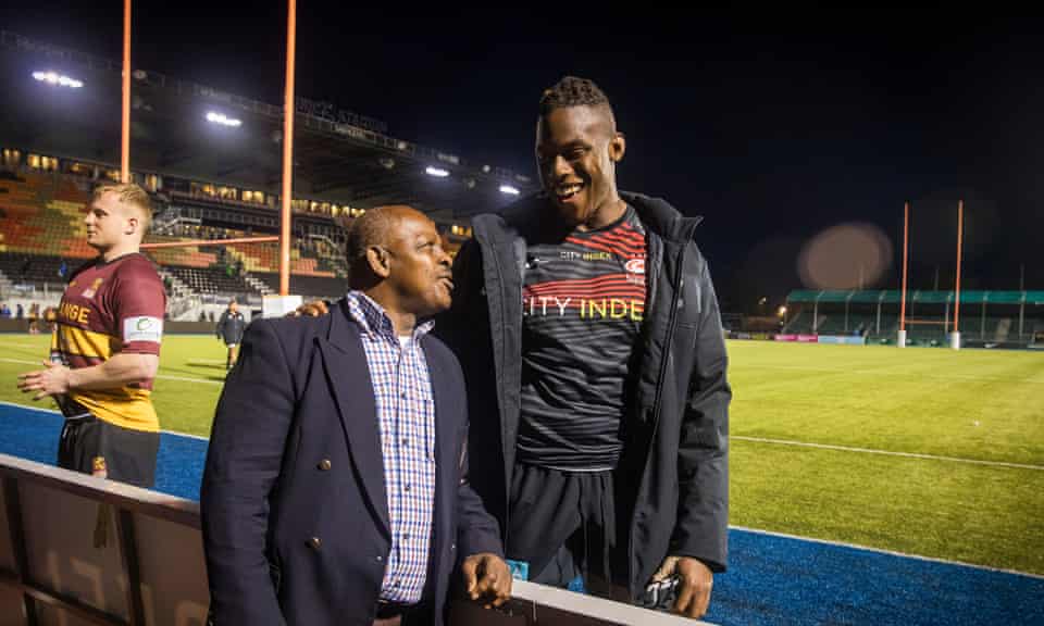 Floyd Steadman and Maro Itoje