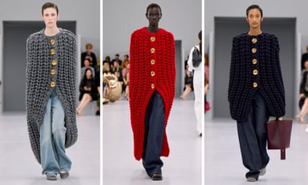 Models in capes for Loewe