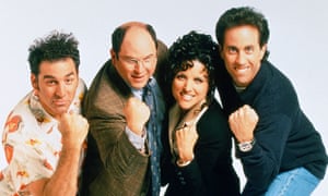Michael Richards, Jason Alexander, Julia Louis-Dreyfus and Jerry Seinfeld from Seinfeld.