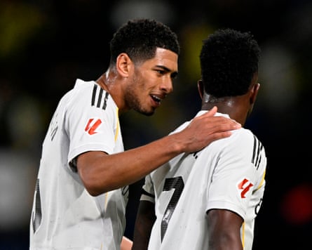 Jude Bellingham (left) and Vinícius Júnior