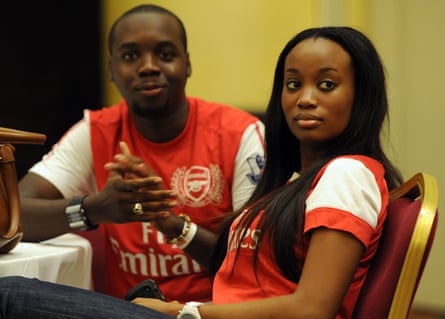 Arsenal supporters attending a fan event in Lagos in 2012