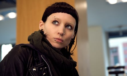 Rooney Mara as Lisbeth Salander in The Girl With the Dragon Tattoo.