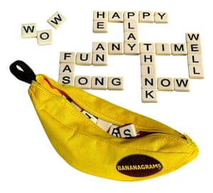 Bananagrams is portable and easy to play.