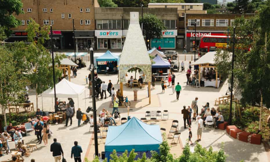 Bermondsey’s ‘charming and relaxed’ Blue Market with the clock tower at its centre