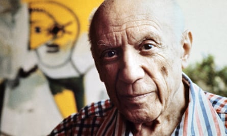 Picasso in Mougins, France, in 1971.