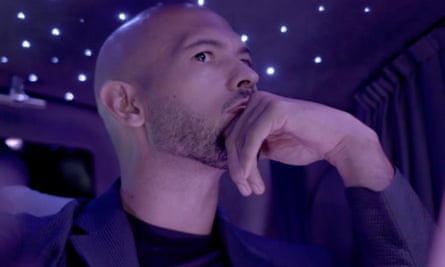 ‘The only condition is you can’t film my screens’ … Tate in I Am Andrew Tate.