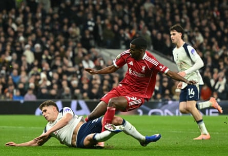 Alexander Isak gets injured while scoring against Spurs in December