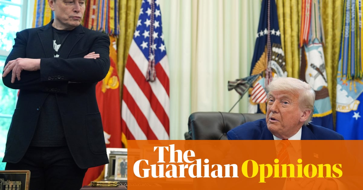 Trump v Musk: the two worst people in the world are finally having a big, beautiful breakup | Arwa Mahdawi