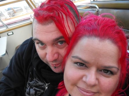 Claire Mercer and her husband Jason on a river boat in Amsterdam on their honeymoon, November 2009. Jason was killed on a Smart Motorway
