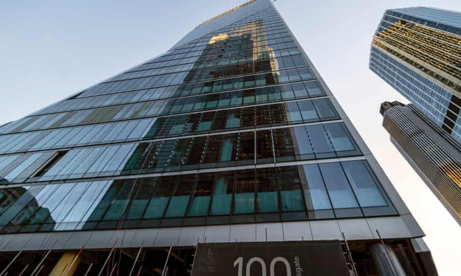100 Bishopsgate building in the City of London