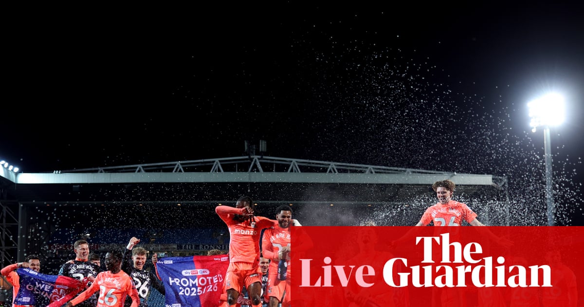 Coventry City promoted to Premier League after 1-1 draw with Blackburn Rovers – live reaction