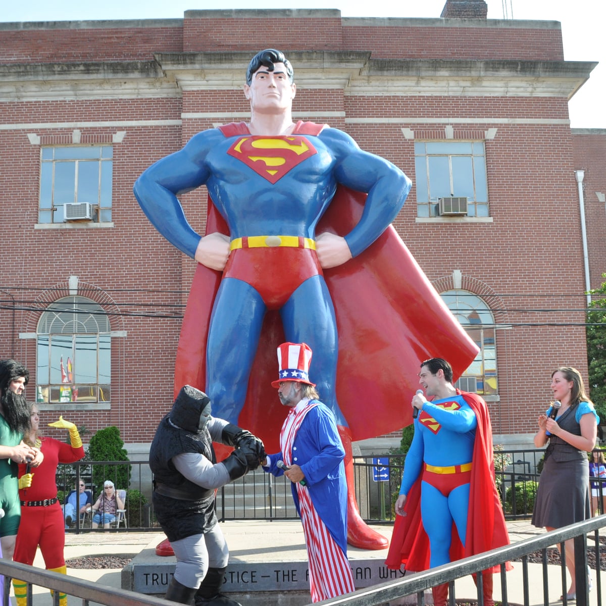 Metropolis The Hometown Of Superman Has A New Hero Donald Trump Us News The Guardian