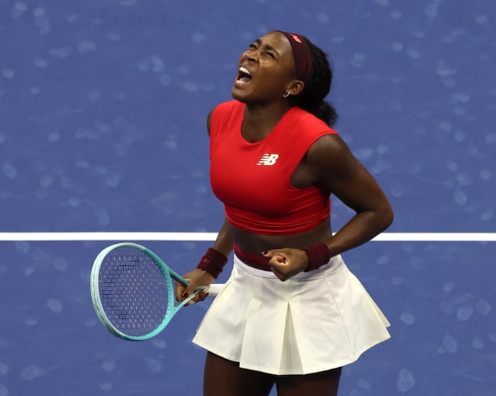Coco Gauff fights through tears and serving woes to reach US Open third round