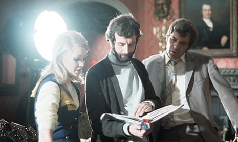 Jeremy Summers, centre, on the set of the TV series Randall and Hopkirk in 1969, with Annette Andre and Mike Pratt.
