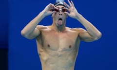 Swimming - Olympics: Day 5<br>RIO DE JANEIRO, BRAZIL - AUGUST 10:  Michael Phelps of the United States prepares in the second Semifinal of the Men's 200m Individual Medley on Day 5 of the Rio 2016 Olympic Games at the Olympic Aquatics Stadium on August 10, 2016 in Rio de Janeiro, Brazil.  (Photo by Tom Pennington/Getty Images)