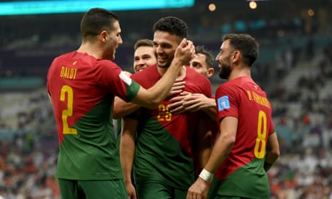 Goncalo Ramos scores an incredible hat-trick for Portugal as they overwhelm Switzerland.