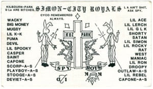 Masters In Crime Killers Of Slime Chicago Gang Business Cards