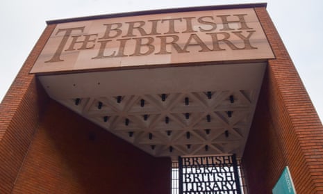The entrance to the British Library in London.