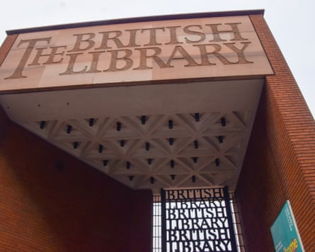 The British Library entrance
