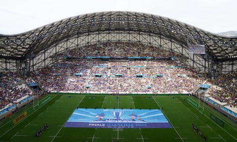 A general view before the Champions Cup final between Leinster and La Rochelle at Stade Velodrome