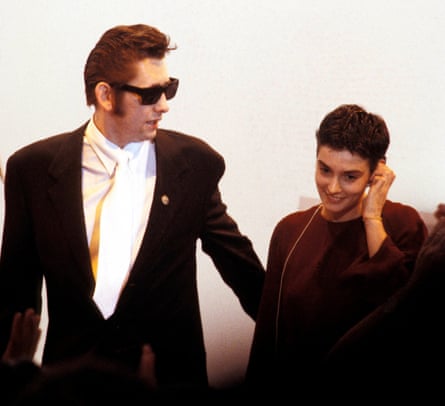 Shane MacGowan and Sinéad O’Connor in 1995.